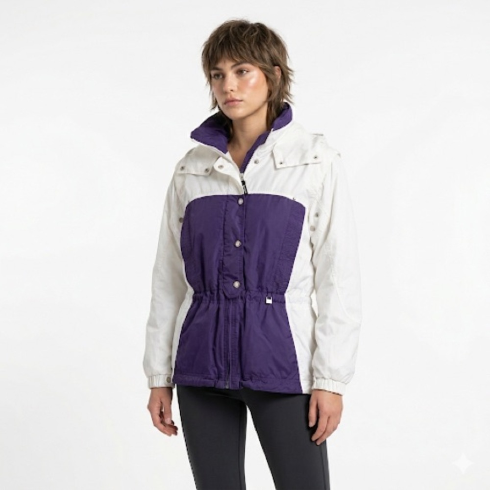 Nils Women’s Vintage 90s Ski Jacket Colorblock Size 8